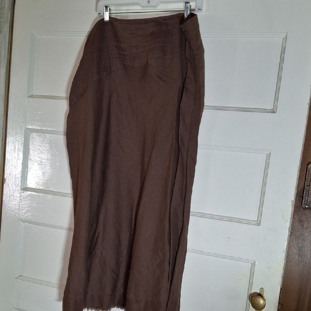 Eddie Bauer Classic Brown Pencil Skirt (Can223)